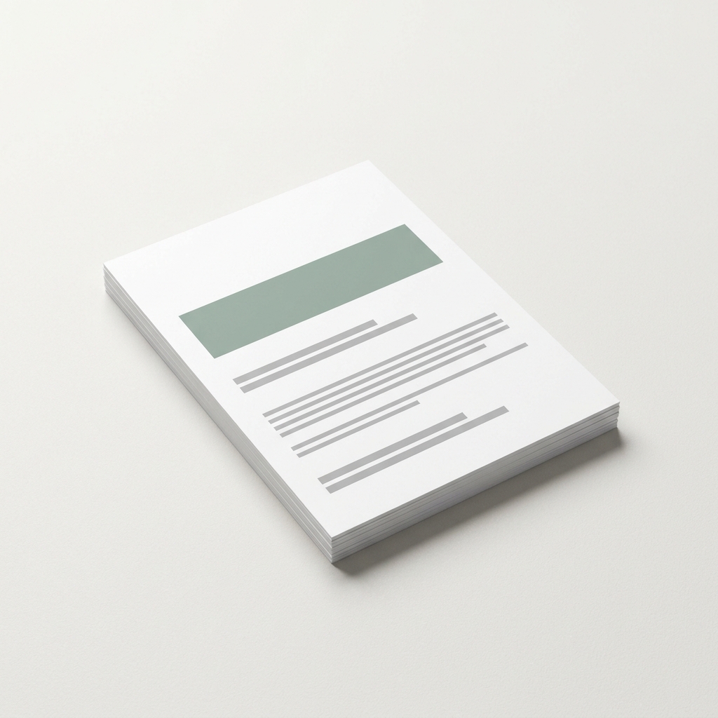 Standard flyer/løsblad